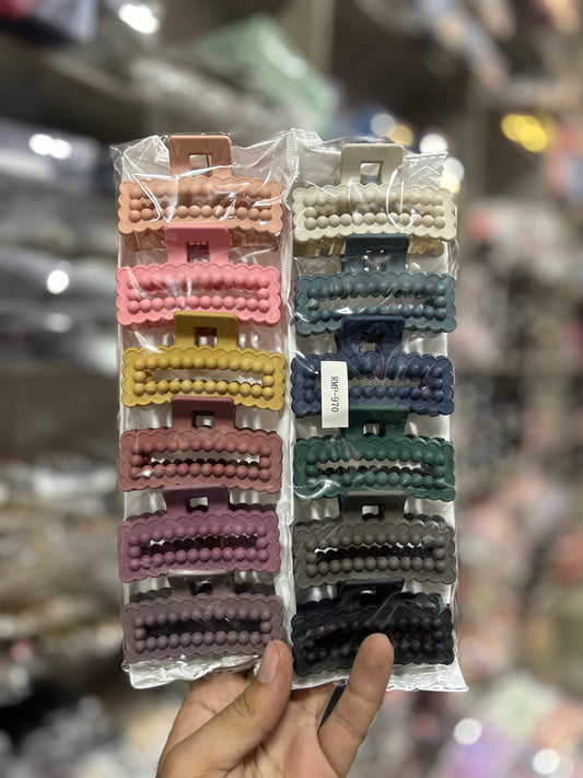 Korean hair claw clip(pack of 12)