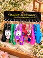 PVC rubber keychain (pack of 12)