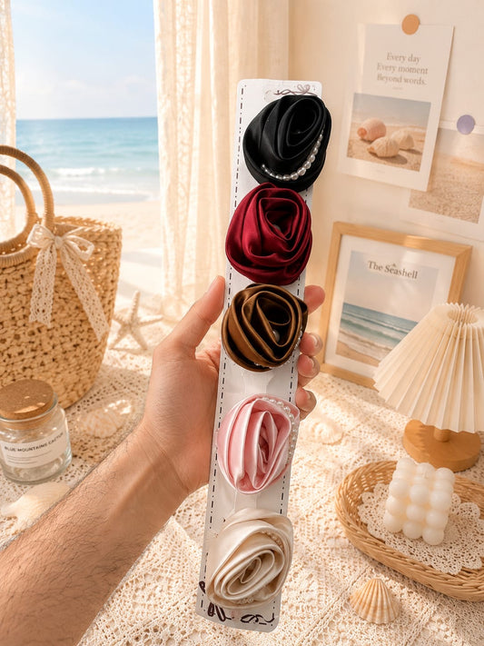 Korean premium hair bow (pack of 5)