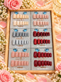 Premium press on nails (pack of 12)