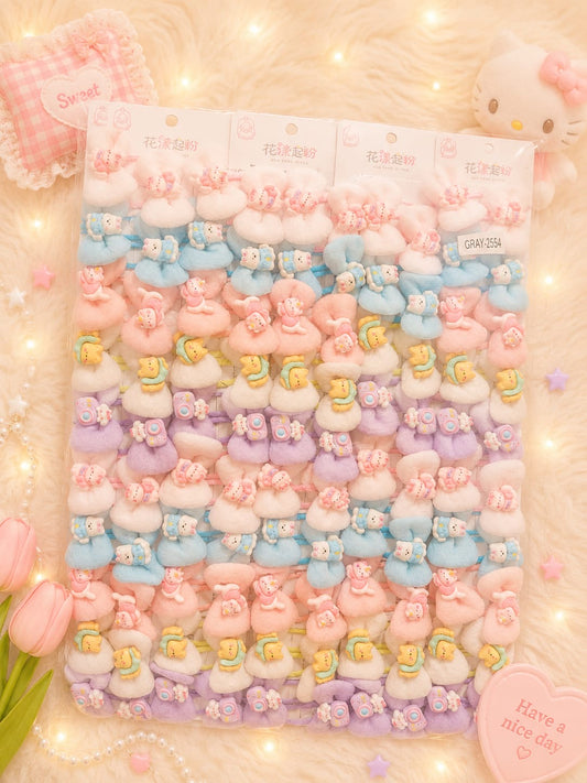 Korean cute hair Tik Tak pin for kids(pack of 10 pair in one strip)