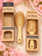 Eco-Friendly Bamboo Hair Brush | Wooden Scalp Massage Brush(pack of 6)
