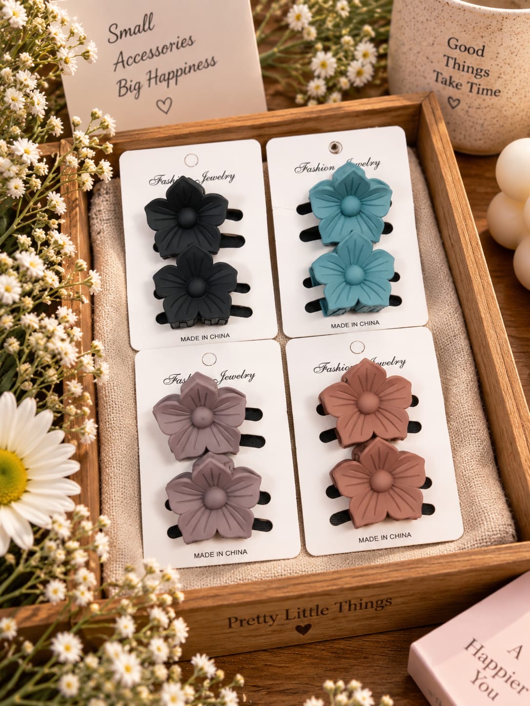 Korean 2 piece combo clutchers (pack of 12 sets)