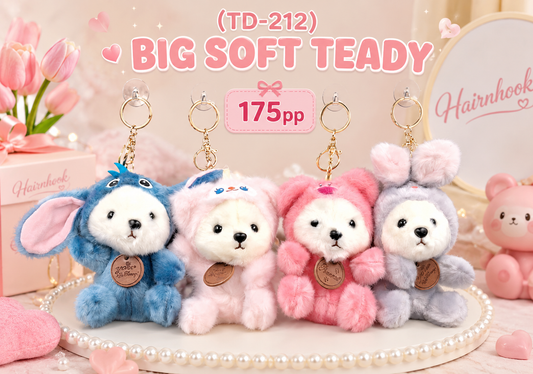 Plushies soft toy keychain ( pack of 6)