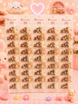 Cute kawaii hair Tik Tak for kids(pack of 1 strip 10 pair)