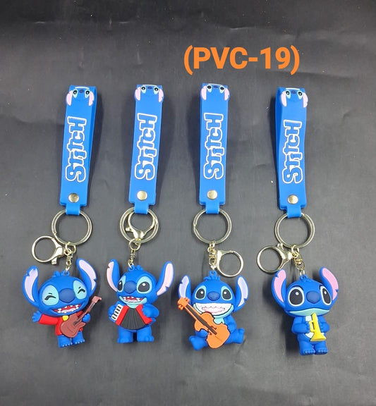 Pvc rubber keychain chain ( pack of 12)