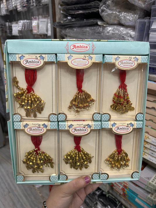 Premium lumba rakhi for bhabhi (pack of 12 lumba)