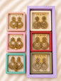 Indian style earrings for woman (pack of 6)