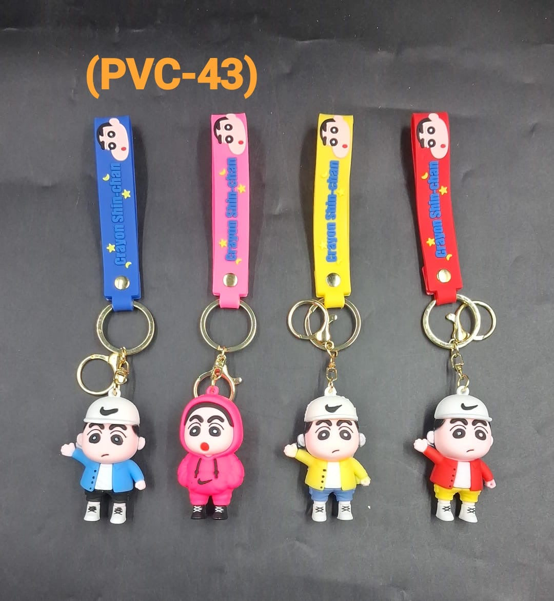 Pvc rubber keychain chain ( pack of 12)