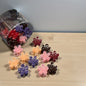 Glitter finishMini Hair Clutch ClipsSoft Pastel Colors | Strong Hold Hair Accessories( pack of 24)