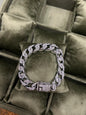 Luxury Iced Cuban Link Bracelet | Premium Bling Statement Wristwear(pack of 2)