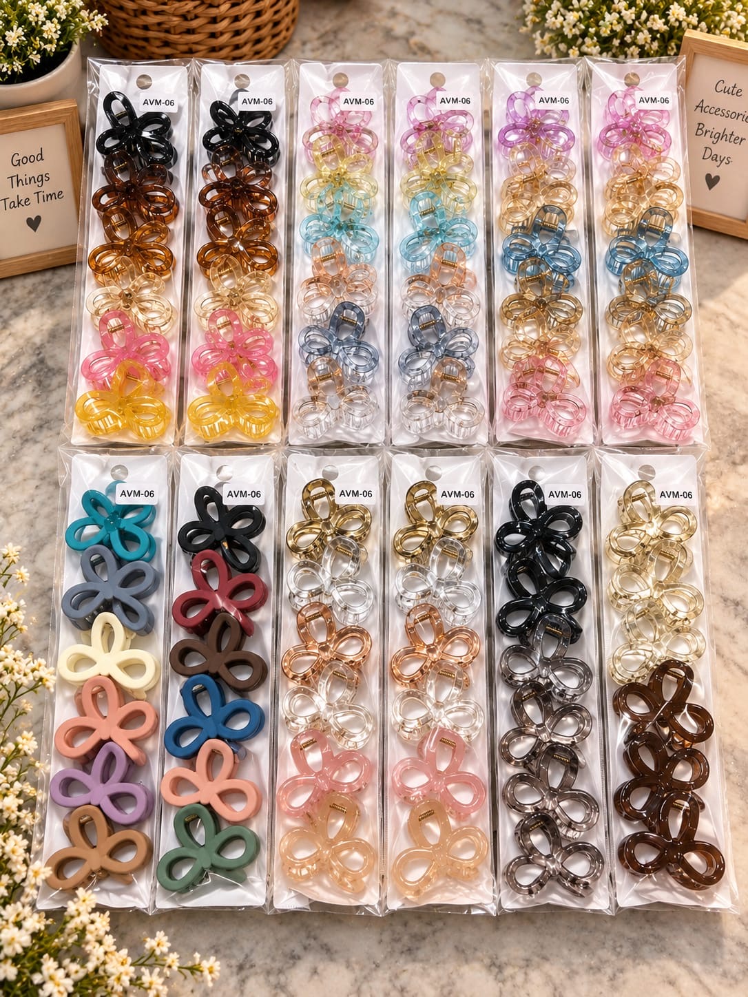 Korean infinity design clutchers packet ( pack of 6 packet random Korean design mix)