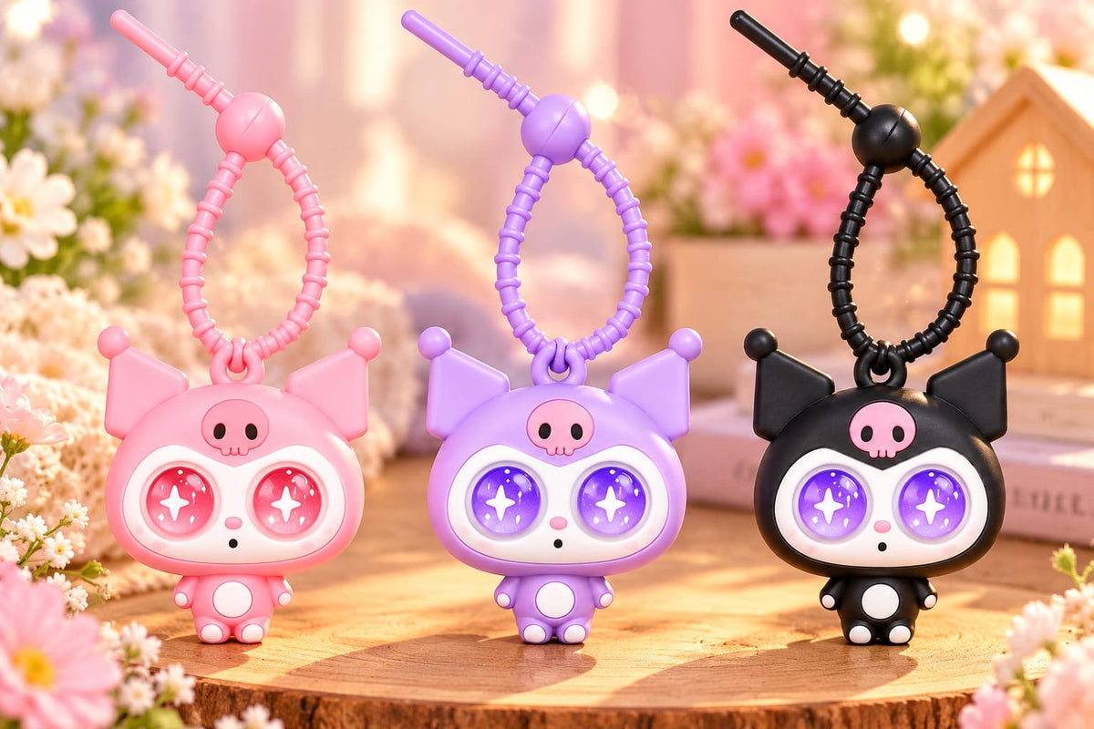 Eye pop up bag charms (pack of 6)