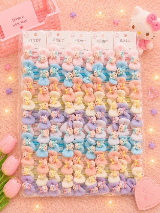 Korean cute hair Tik Tak pin for kids(pack of 10 pair in one strip)