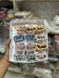 Korean bofeini brand party wear cluchter ( pack of 12)