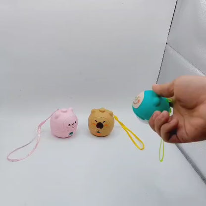Cute Spinning Top Toy bag charm🎡✨ | Kawaii Mini Spinner Toy(pack of 6)