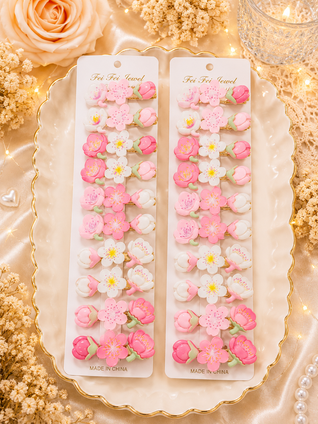 Korean Hair accessories ( pack of 12 pair)