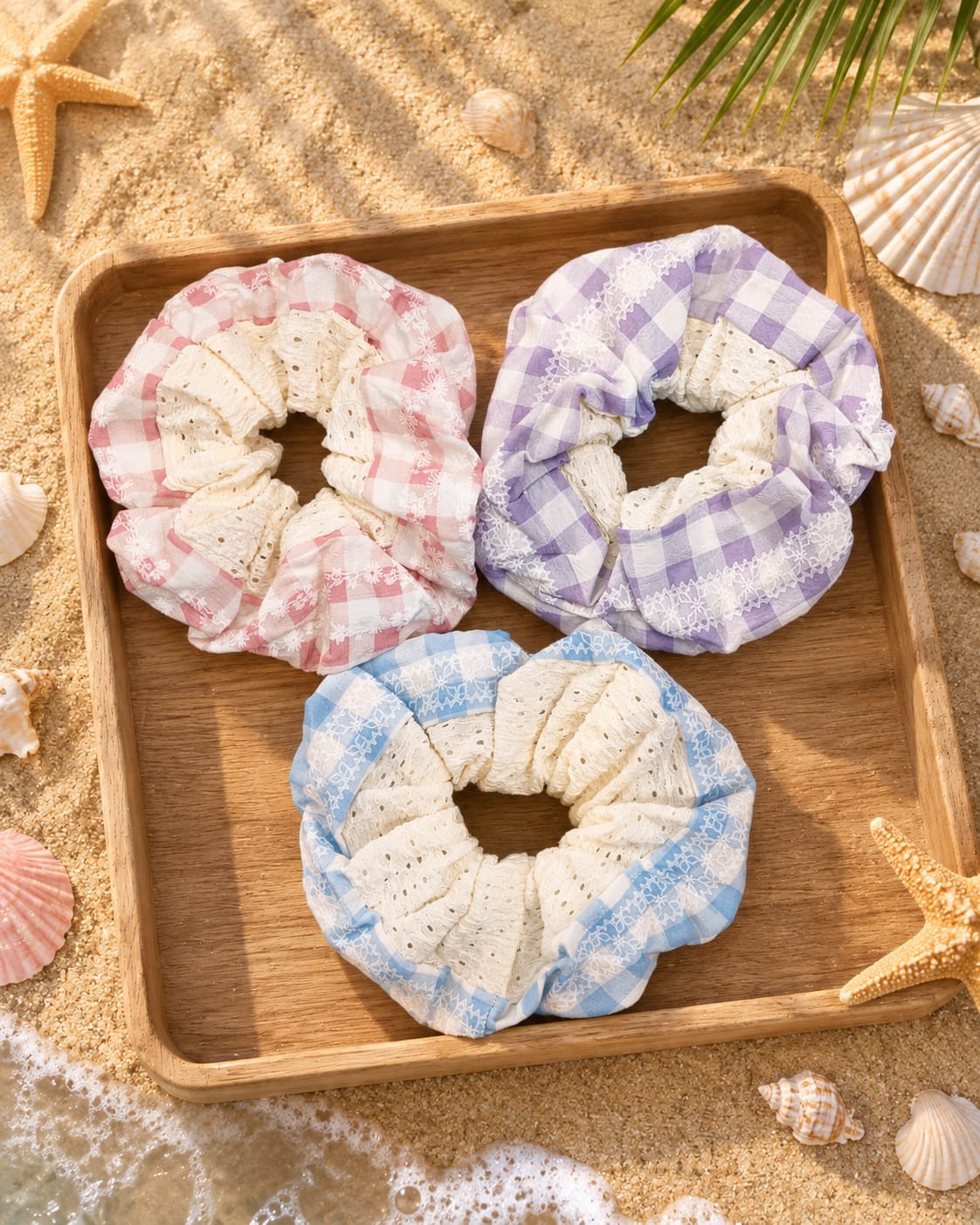 Korean scrunchies ( pack of 12)