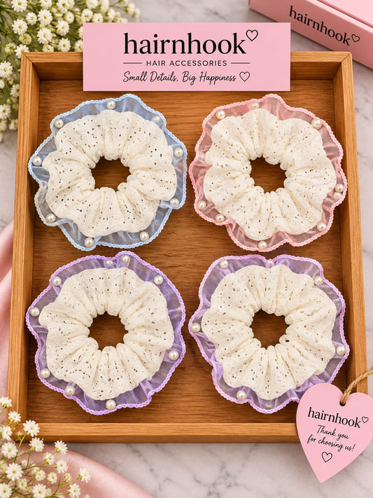 Premium korean high end scrunchies (pack of 10 pieces)
