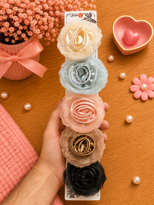 Korean elegance hair clips (per strip)
