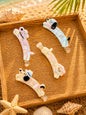 Kawai banana clips ( pack of 12)