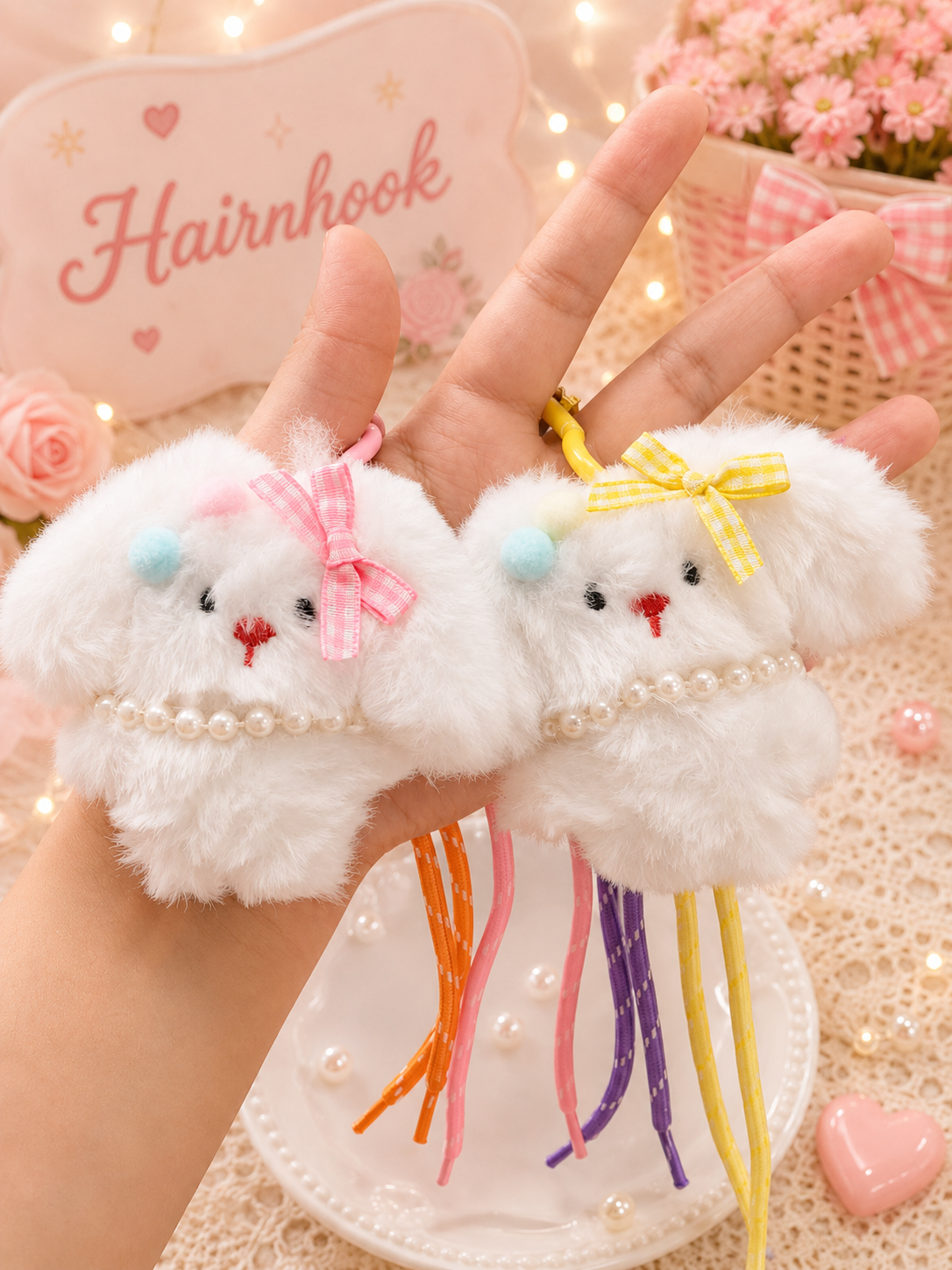 Kawai medium size plushies bag charms plus keychain ( pack of 12)