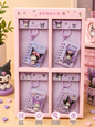 Kawai magnet lock keychain diary ( pack of 12)