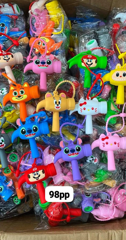 Chuchu hammer keychain ( pack of 12 )- mix designs in 1 pack