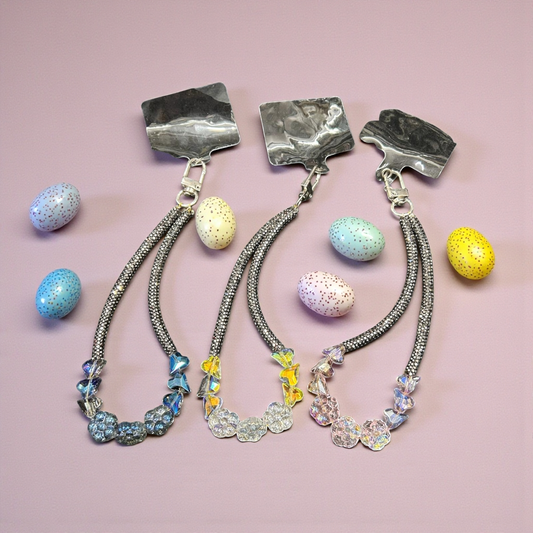 Premium crystal  phone charms (pack of 6)