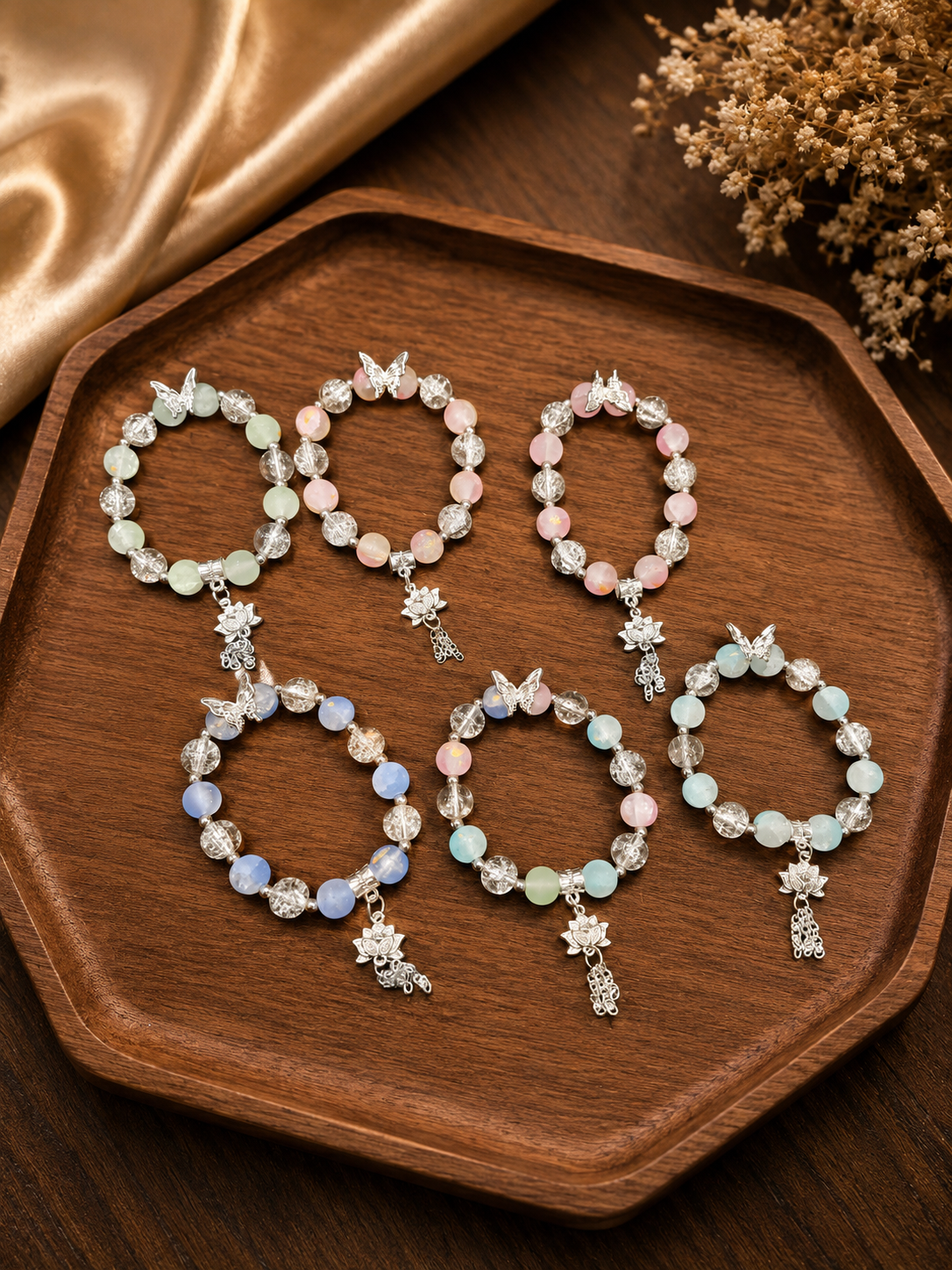 Korean bracelets ( pack of 12)