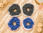 Cute kawaii korean scrunchies ( pack of 12)