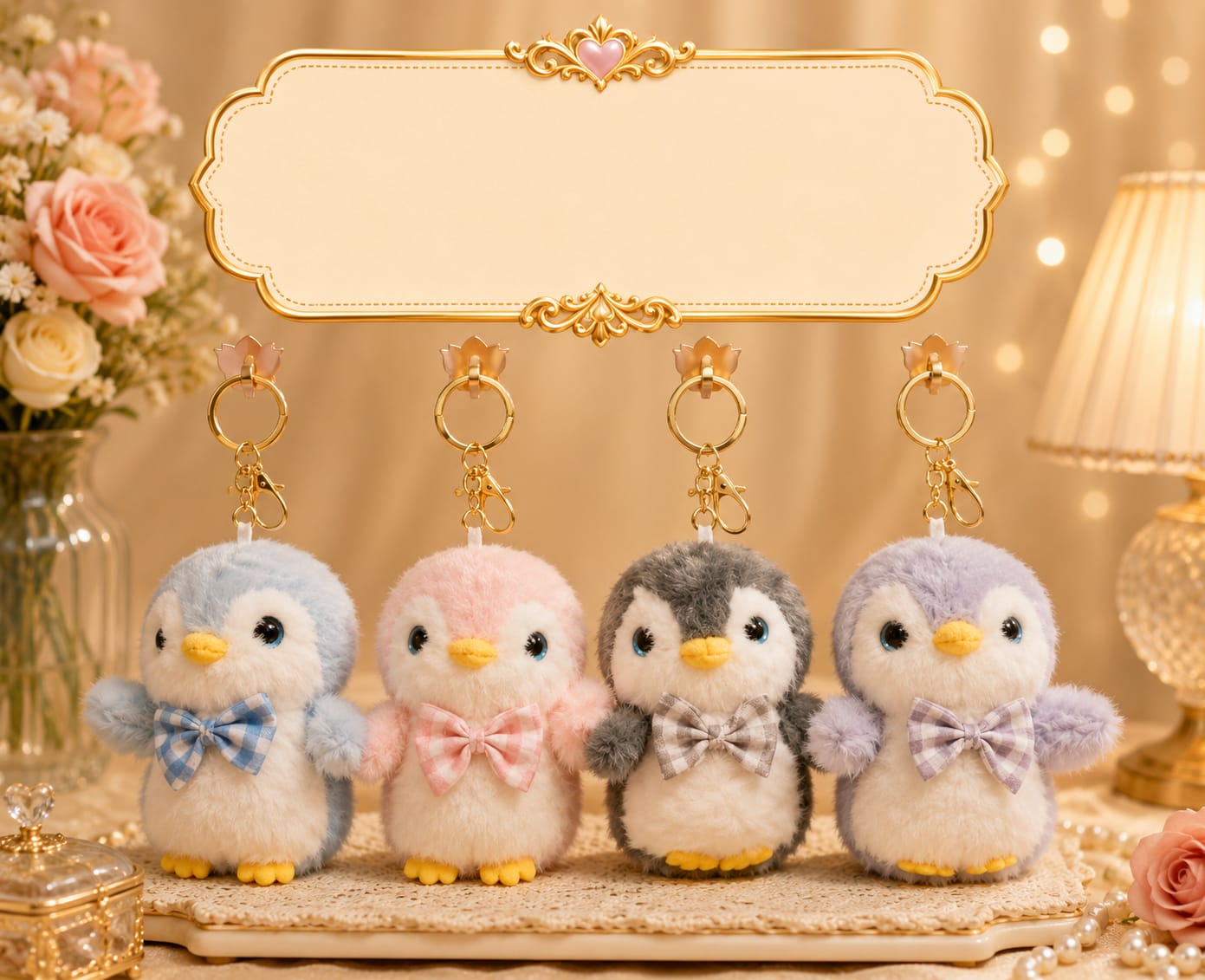Plushies keychain ( pack of 6)