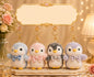 Plushies keychain ( pack of 6)