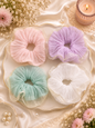 Korean premium scrunchies ( pack of 12)