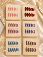 Cat eye nail premium korean ( pack of 12 sets)