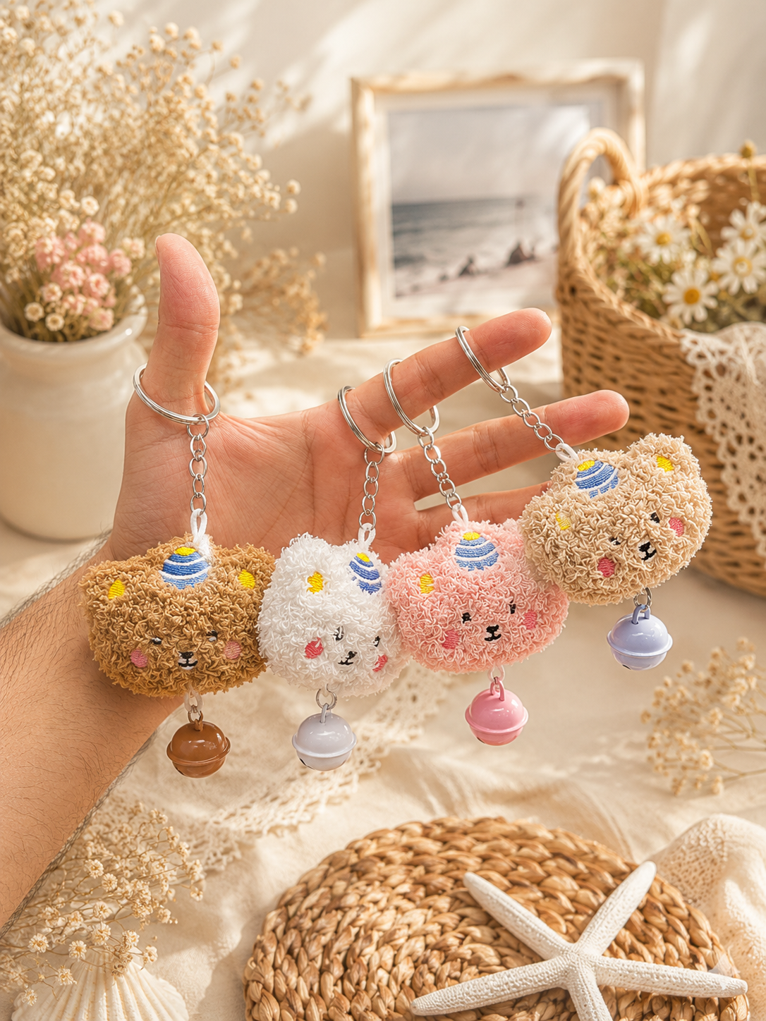 Mini plushies keychain 9-14cm ( pack of 12)