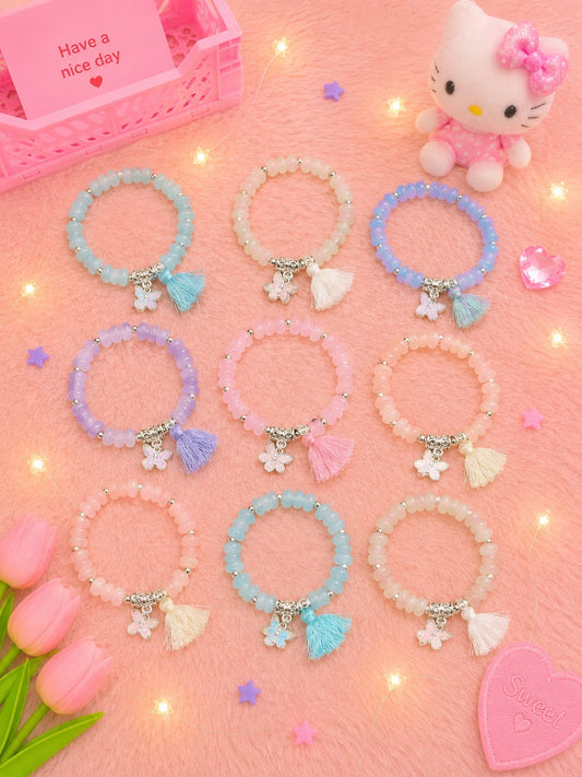 Korean charms bracelet ( pack of 12)