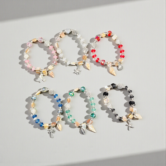 Premium crystal beads bracelet (pack of 12)