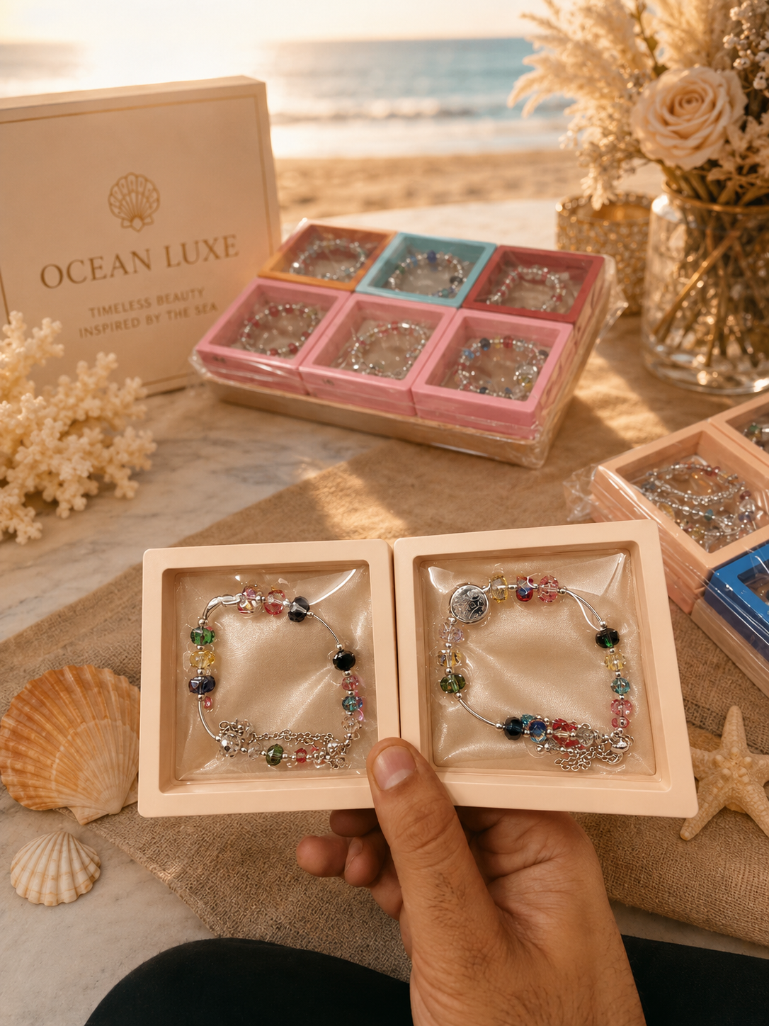 Korean bracelets ( pack of 12)