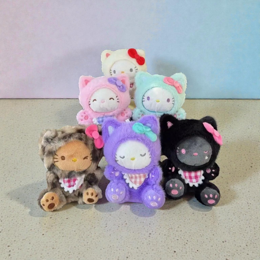 Plushies mix kitty keychain(pack of 6)