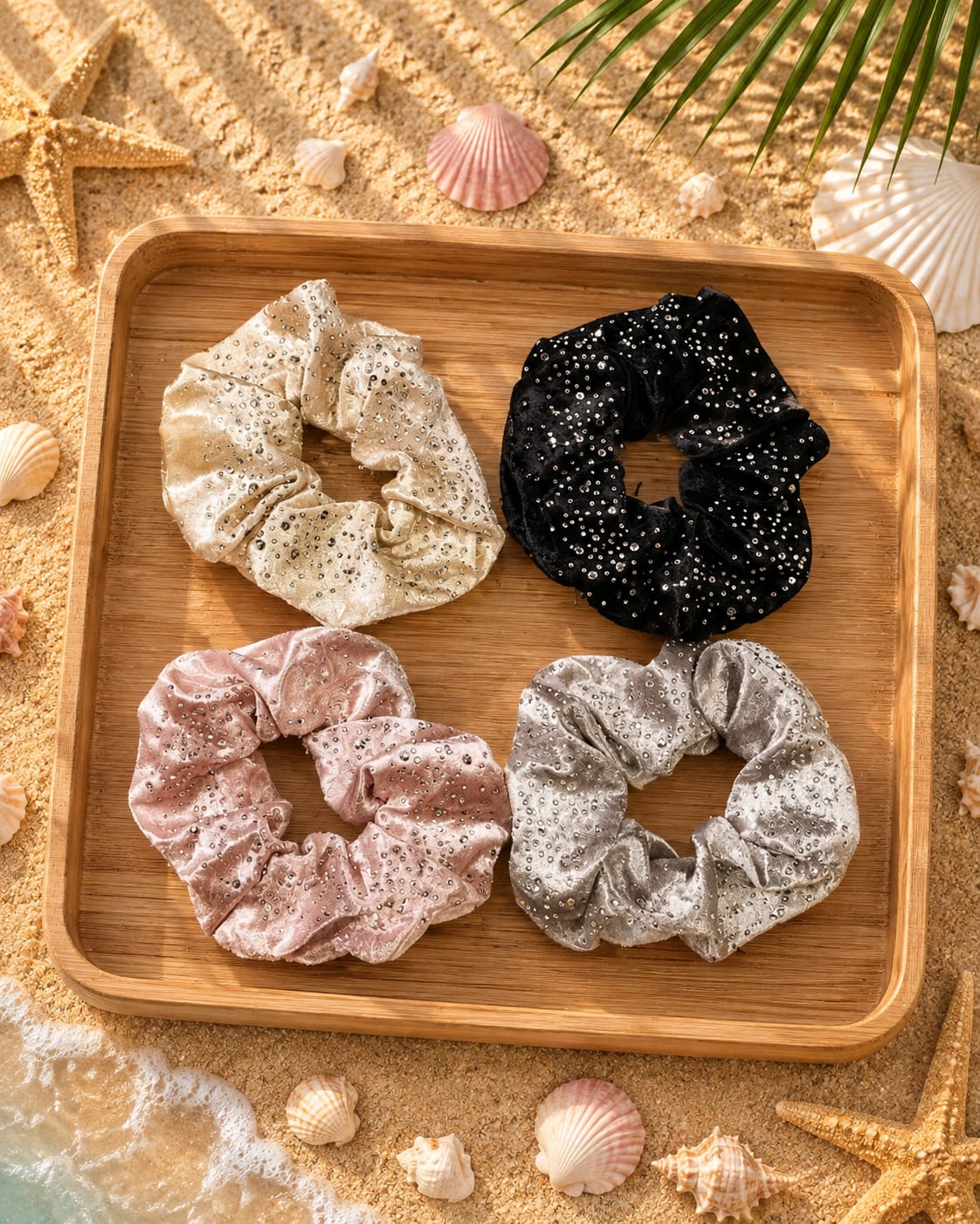 Korean scrunchies ( pack of 12)