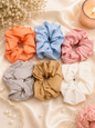 Korean premium scrunchies ( pack of 12)