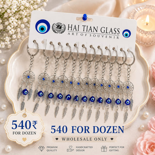 Evil eye keychain ( pack of 12 )
