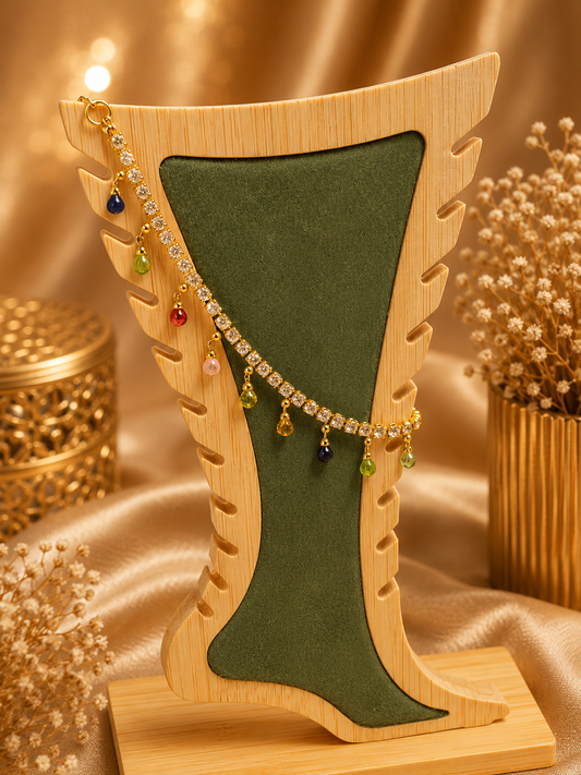 Anti tarnished Anklets( pack of 3)