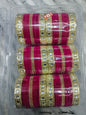 Premium karwachauth metal churi (pack of 3 sets)