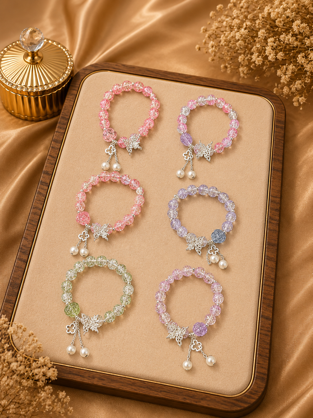Korean bracelets ( pack of 12)