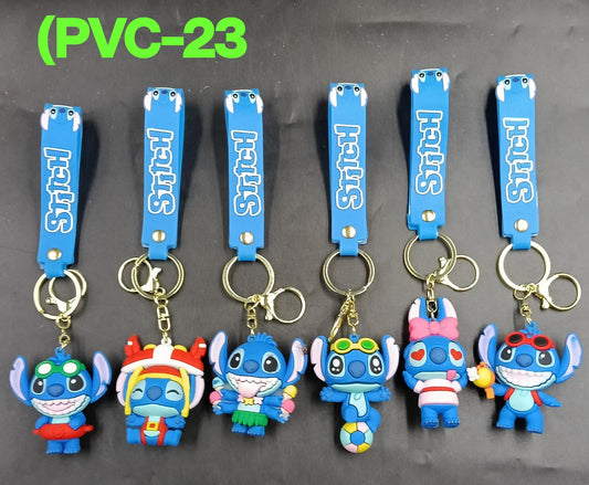Pvc rubber Keychain ( pack of 12)