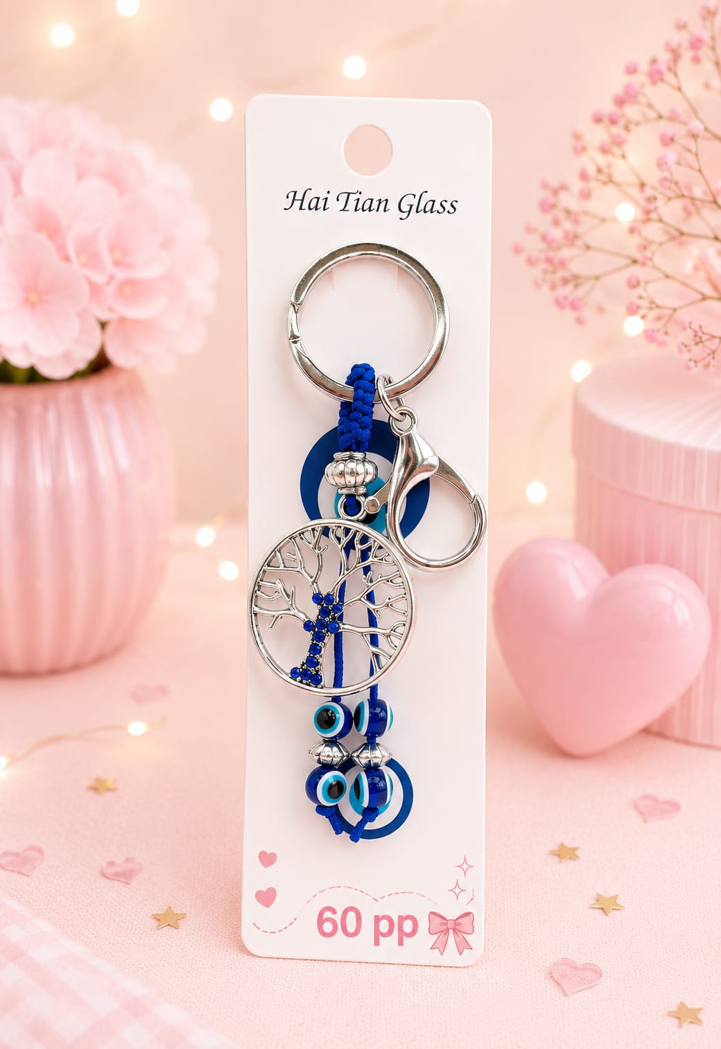Evil eye luxury keychain ( pack of 6)