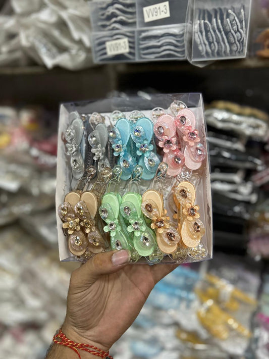 Party wear korean banana clip (pack of 12)