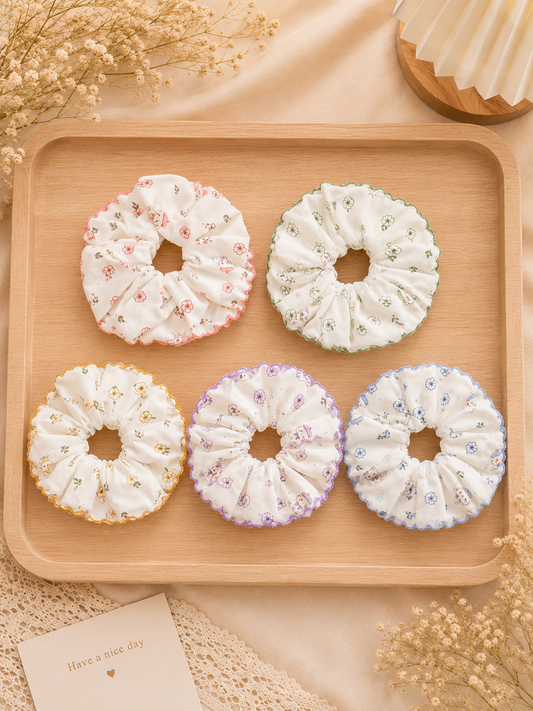 Korean scrunchies ( pack of 12)